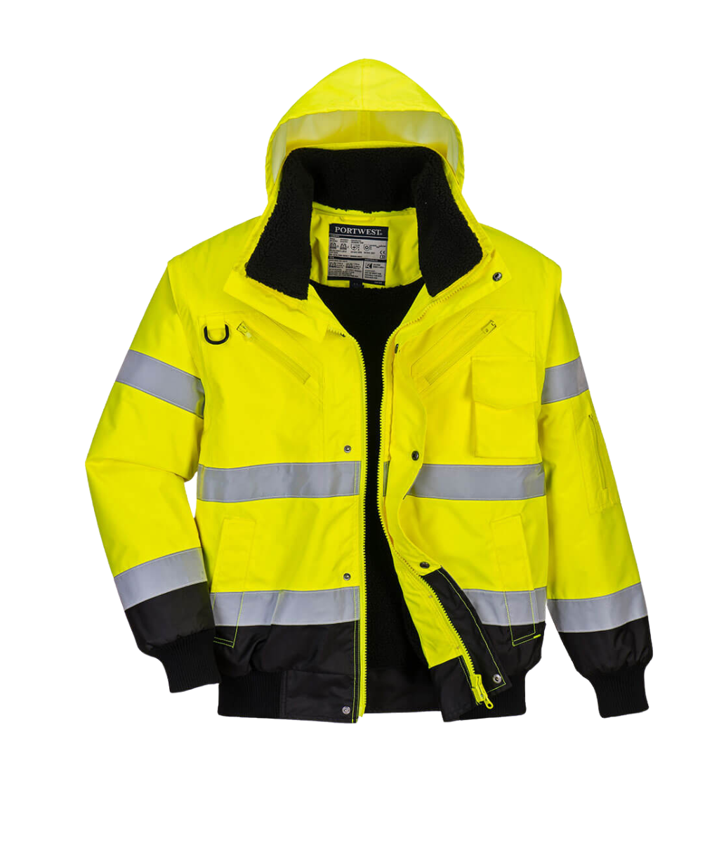 CAZADORA 3 EN 1 ALTA VISIBILIDAD PORTWEST C465