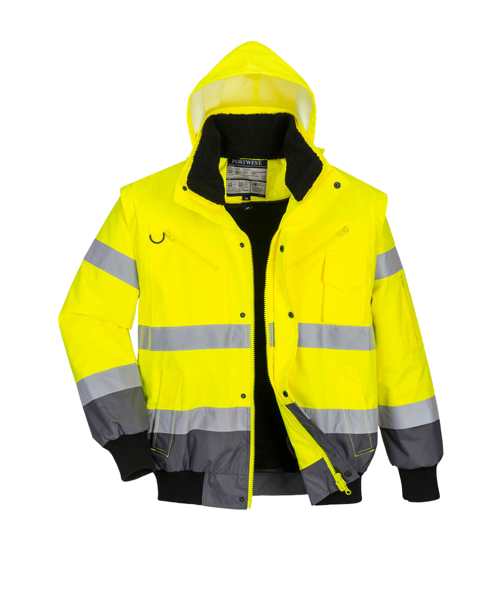 CAZADORA 3 EN 1 ALTA VISIBILIDAD PORTWEST C465 - Imagen 5