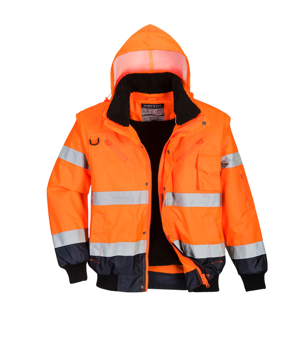CAZADORA 3 EN 1 ALTA VISIBILIDAD PORTWEST C465 - Imagen 4