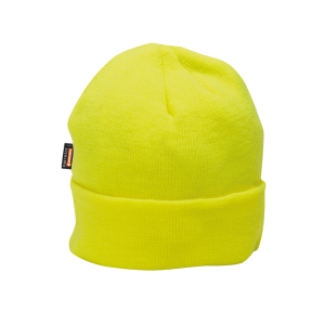 GORRO AMARILLO ALTA VISIBILIDAD CON FORRO PORTWEST B013