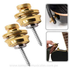 STRAP LOOK SEGURO PARA CORREA DE GUITARRA X 2 UNIDADES HENNESSEY NSL7200 4689D
